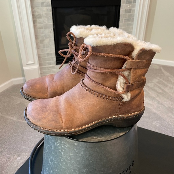 UGG Shoes - UGG Australia Women's Tan Caspia Ankle Boots